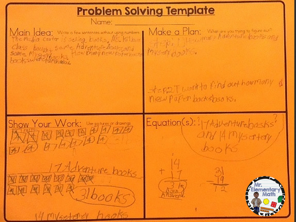 Math problem solving strategies