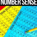 100 and 120 chart number sense routine