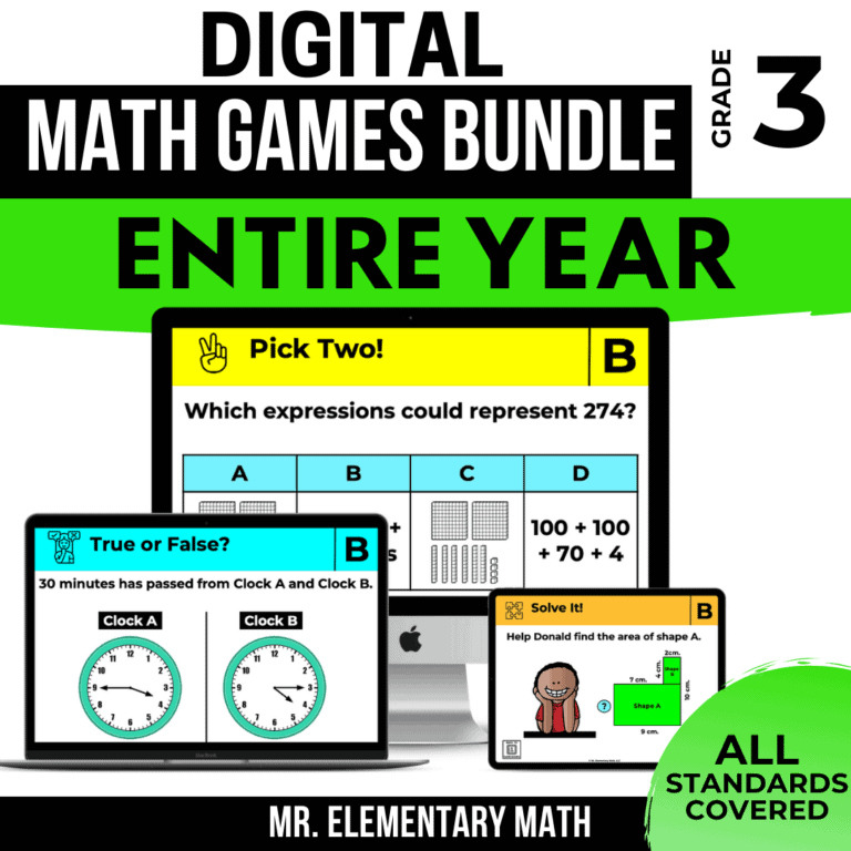 3rd Grade Digital Math Games